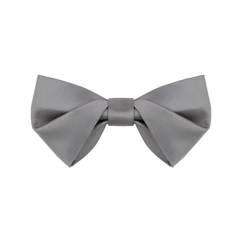 Men's Classic Simple Solid Color Wedding Bow Tie