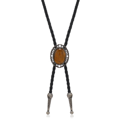 Stunning Western Replica Stone Bolo Tie