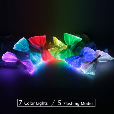 Men's Rechargeable Magical LED Bow Tie