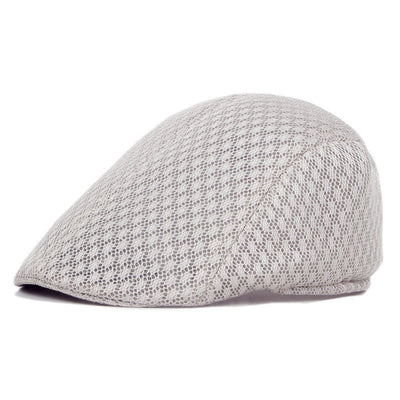 Mesh Summer Solid Color Flat Beret Hat