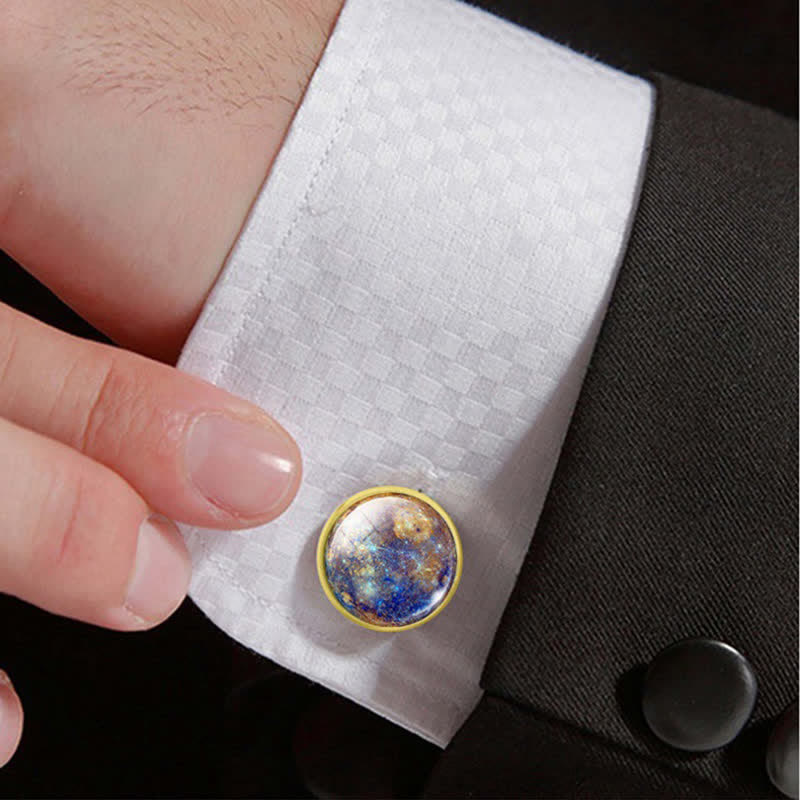 Men's Universe Solar System Planet Cufflinks