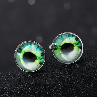 Men's Horrible Devil Eyeball Cufflinks