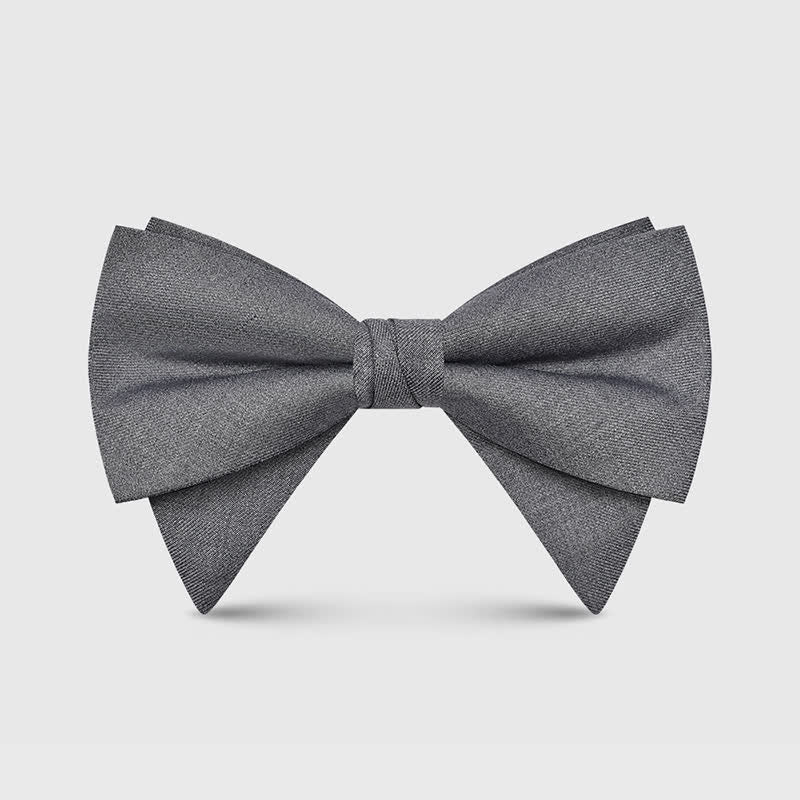 Men's Elegant Large Classic Oversized Pointed Bow Tie