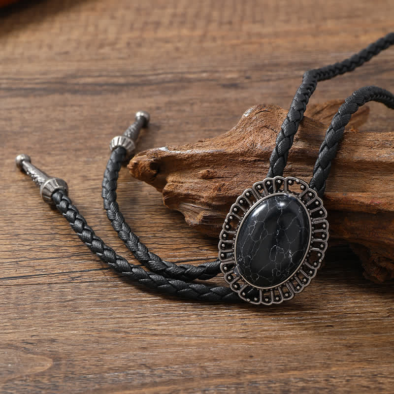 Stunning Western Replica Stone Bolo Tie