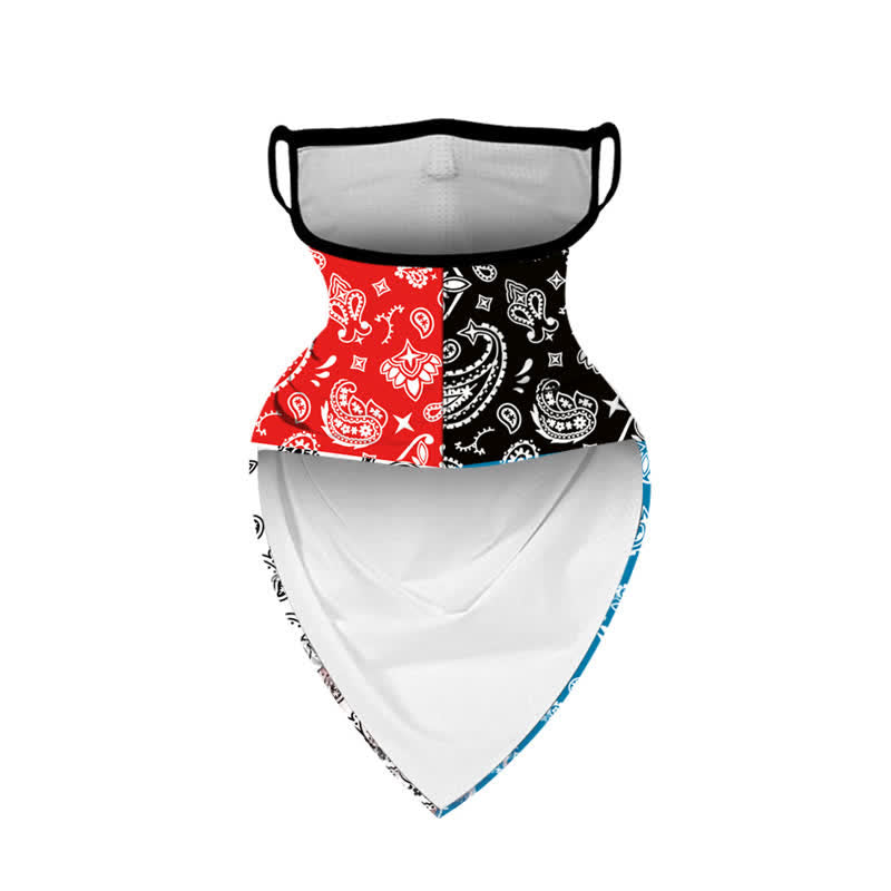 Bohemian Style Ear Loops Neck Face Gaiter Bandana