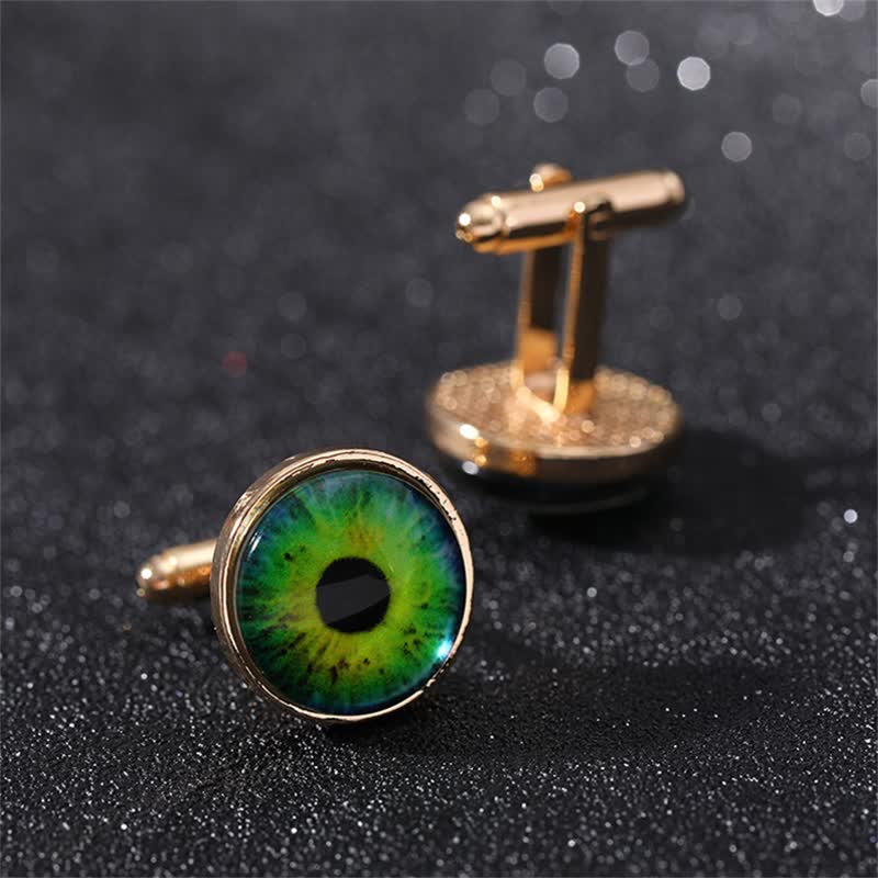 Men's Horrible Devil Eyeball Cufflinks