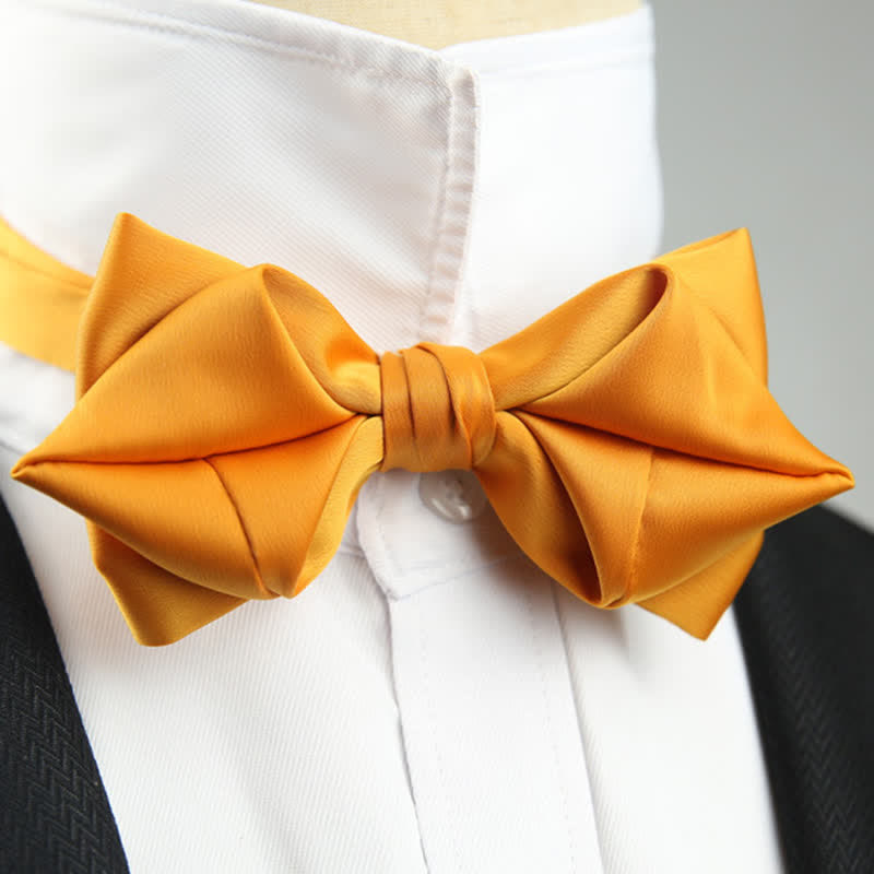 Men's Leisure Style Unique Pointed Shape Bow Tie