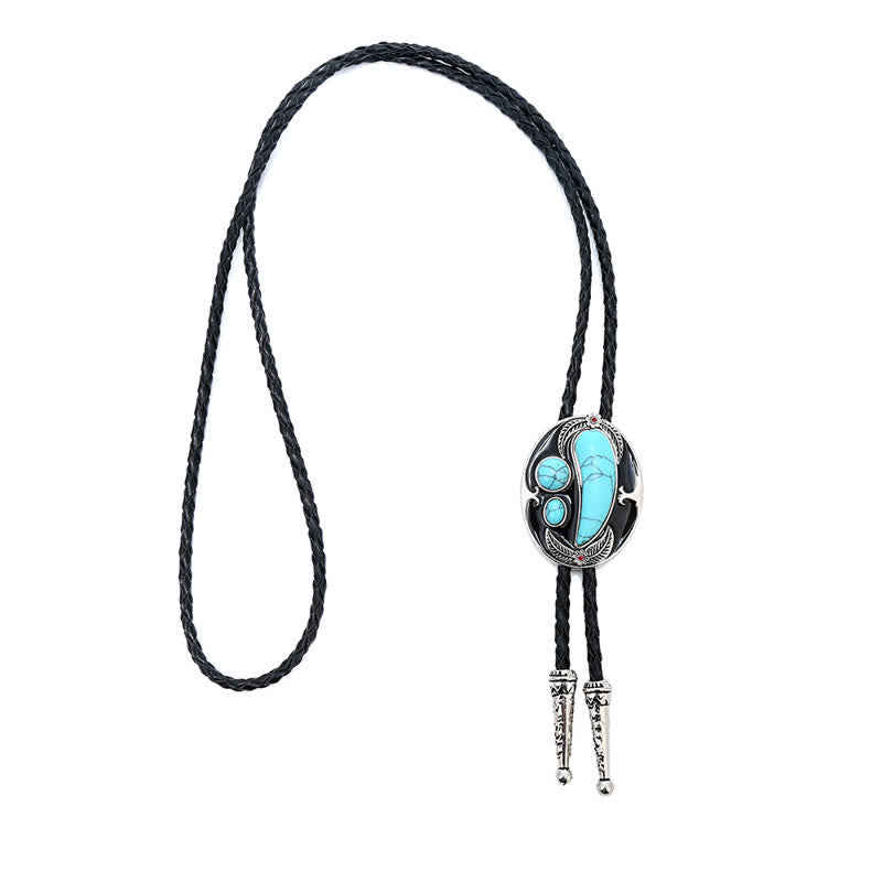 Turquoise Indian Style Cowboy Bolo Tie