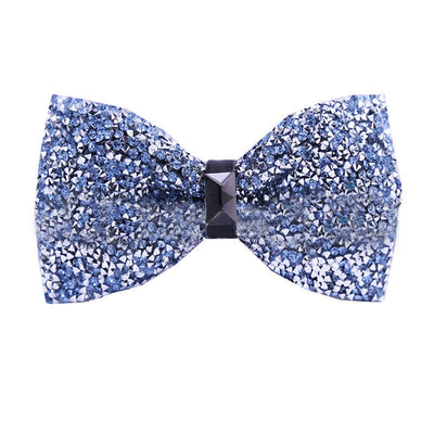 Men's Sparkle Star Glitter Crystal Bow Tie