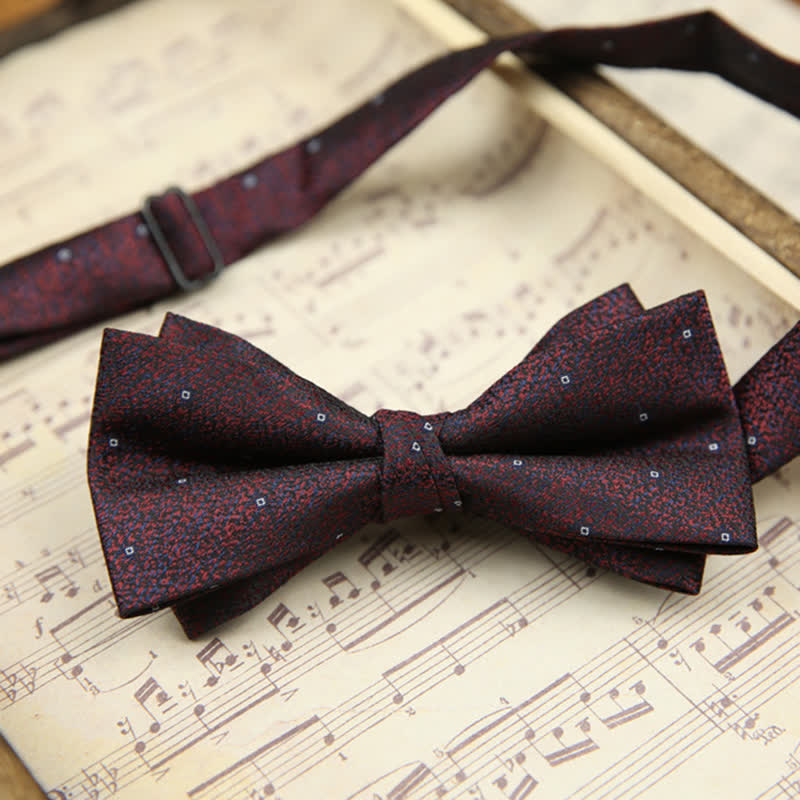 Men's Retro Double Layers Casual Party Decor Bow Tie