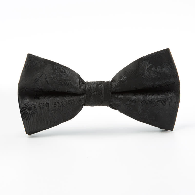 Men's Business Leisure Flower Pattern Wedding Bow Tie