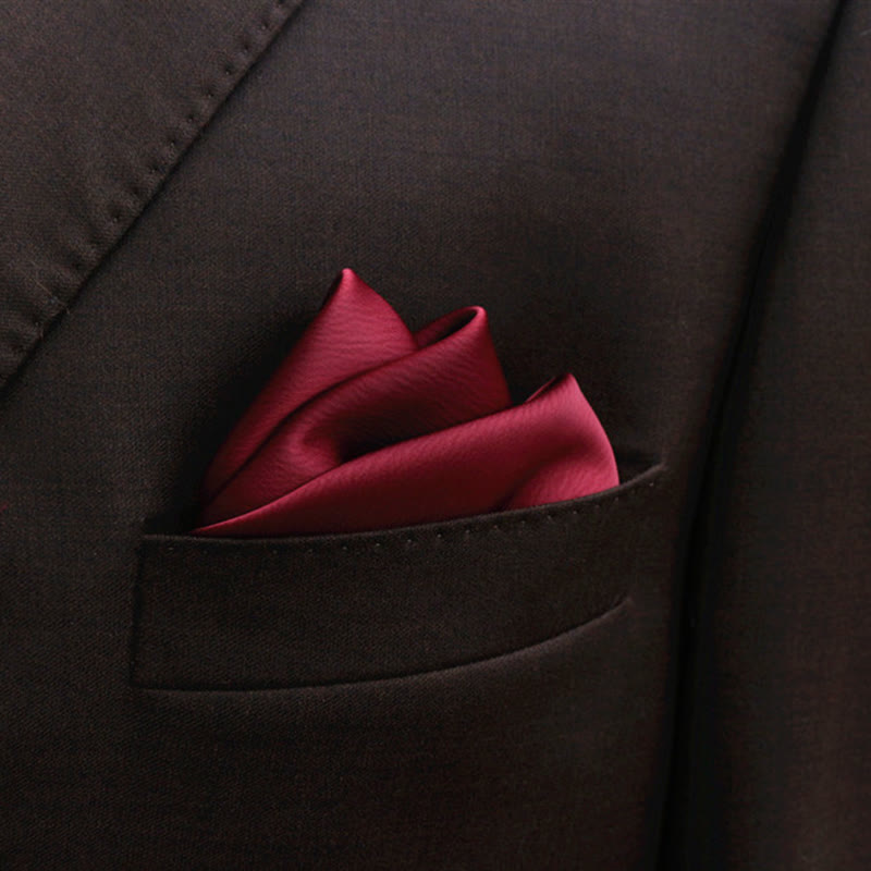 Men's Bud-Like Solid Color Pointed Bow Tie