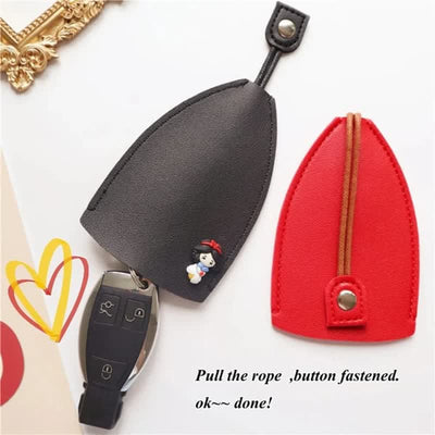 Creative Pull-out Cute Rabbit Leather Key Case