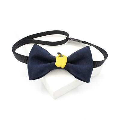 Kid's Cute Fruit Ornament Solid Color Bow Tie