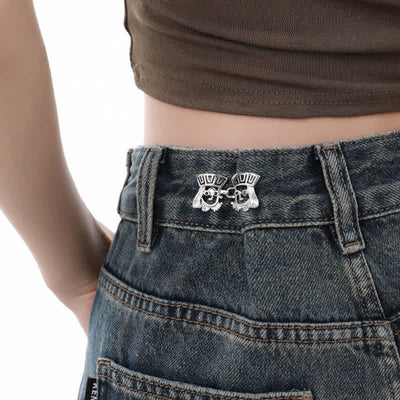 Women's Tiny Poker King Jeans Belt Clip