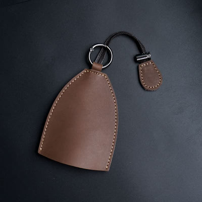 Genuine Leather Storage Bag Pull-out Key Case