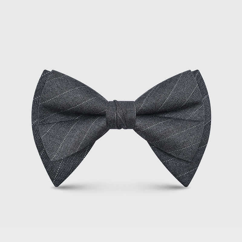 Men's Elegant Large Classic Oversized Pointed Bow Tie