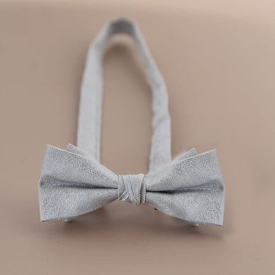 Men's Glitter Rhinestone Double Layer Pointy Bow Tie