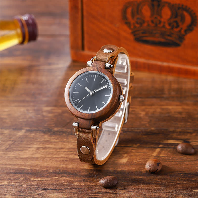 Women's Elegant Lightweight Natural Wooden Watch