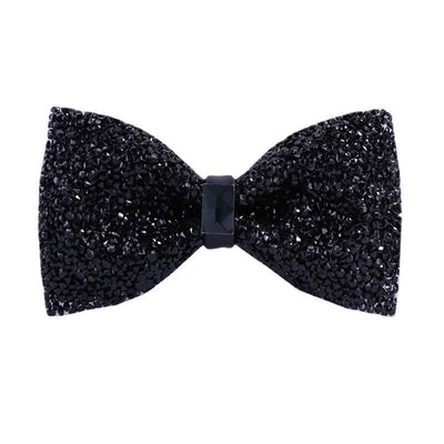 Men's Sparkle Star Glitter Crystal Bow Tie