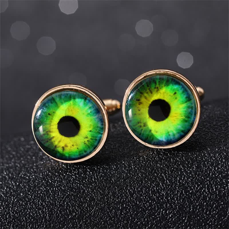 Men's Horrible Devil Eyeball Cufflinks