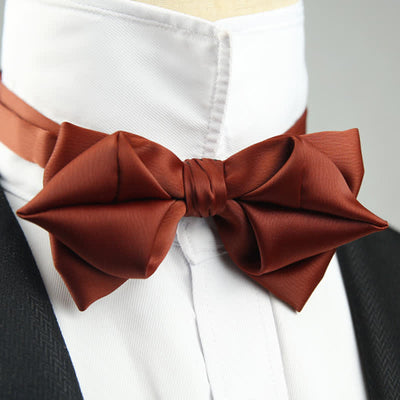 Men's Leisure Style Unique Pointed Shape Bow Tie