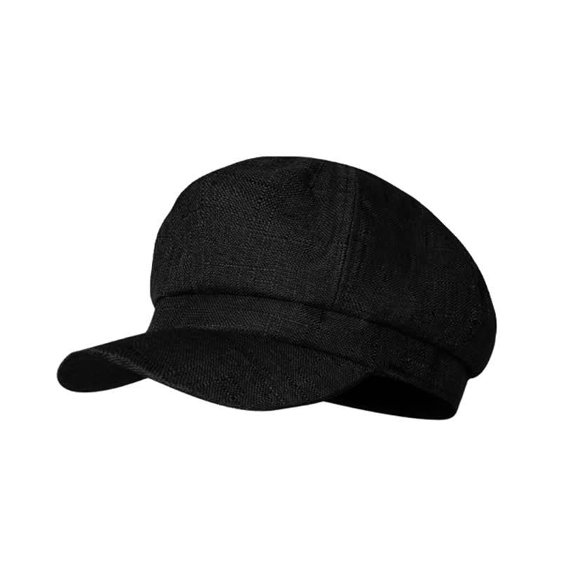 Vintage Octagonal Newsboy Breathable Beret Hat