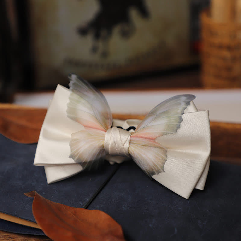 Men's Vintage Organza Butterfly Bow Tie