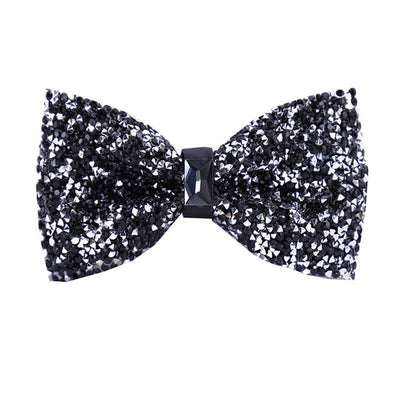 Men's Sparkle Star Glitter Crystal Bow Tie