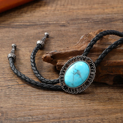 Stunning Western Replica Stone Bolo Tie