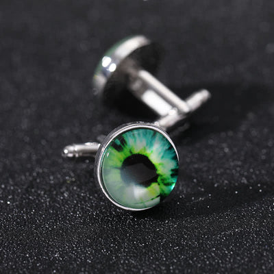 Men's Horrible Devil Eyeball Cufflinks