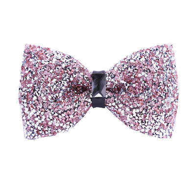 Men's Sparkle Star Glitter Crystal Bow Tie