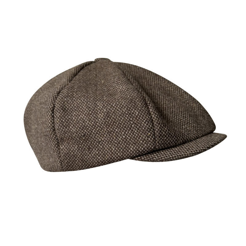 Vintage Auburn Newsboy Beret Octagonal Cap