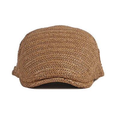 Summer Sunshade Weave Beret Cap