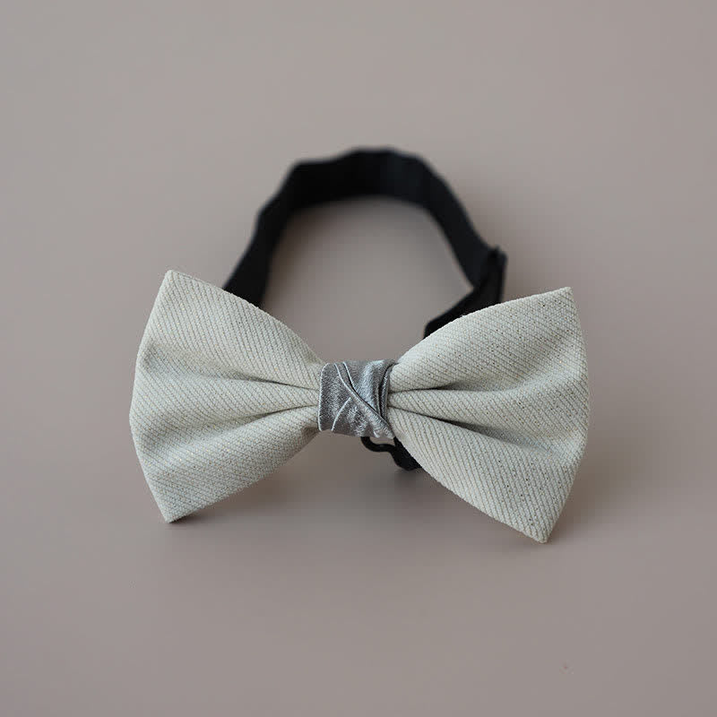 Men's Sweet Candy Color Two Tone Bow Tie