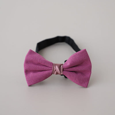 Men's Sweet Candy Color Two Tone Bow Tie