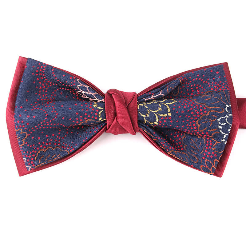 Men's Elegant Floral Botanical Bow Tie