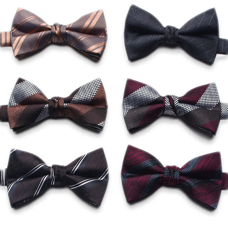 Men's Antique Yarn-dyed Jacquard Bow Tie