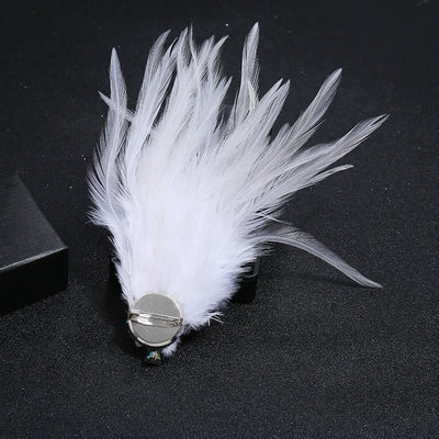 Women's Luxury Crystal Branch Snowflake Feather Brooch