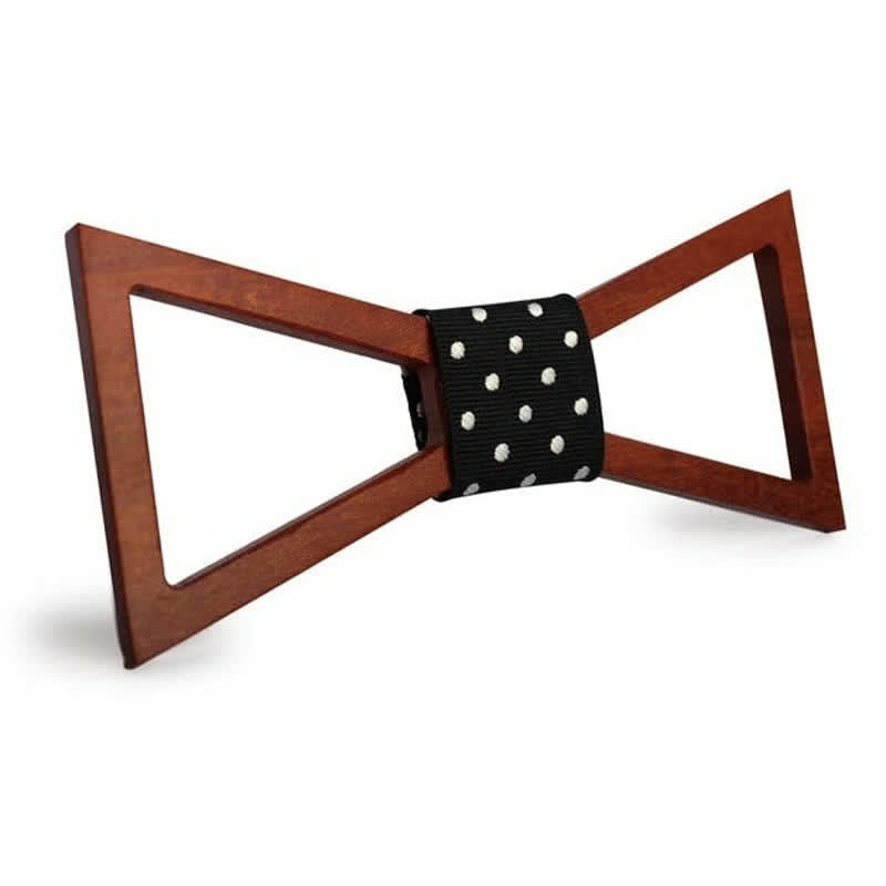 Men's Classic Framed Wooden Bow Tie