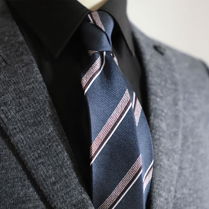 Men's Classic Pin-Striped Formal Necktie