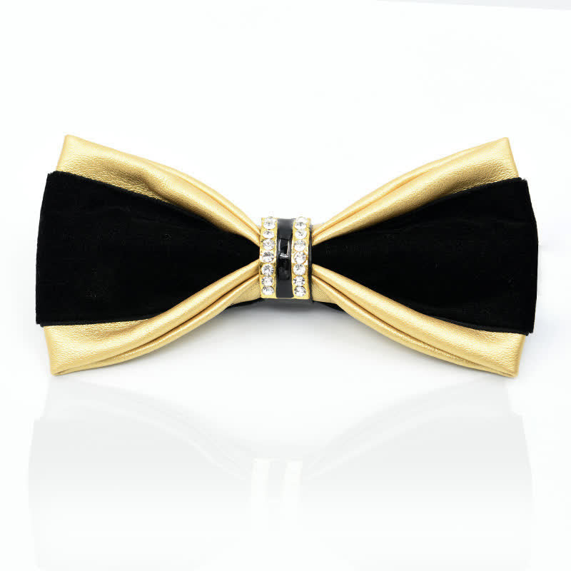 Men's Noble Classy Leather Bow Tie