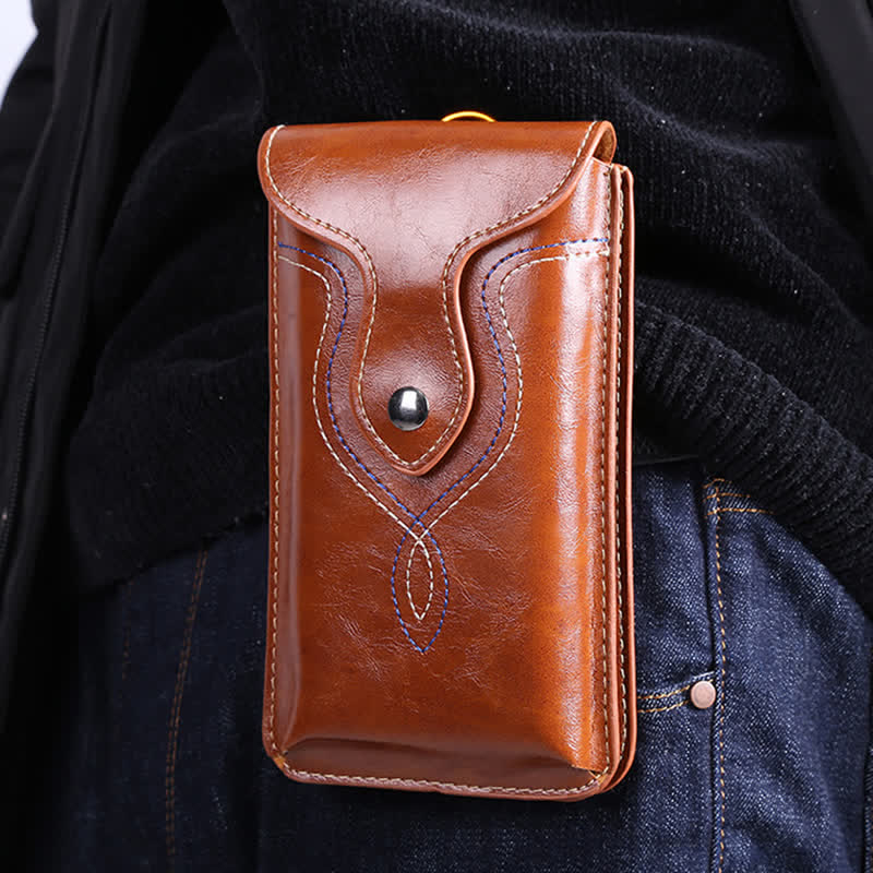 Vertical Hanging Phone Holster Clip Belt Bag