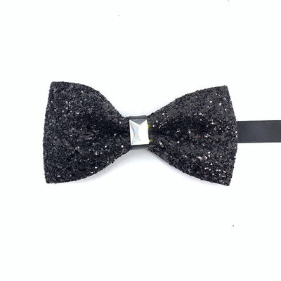 Men's Shiny Sequins Fancy Bow Tie