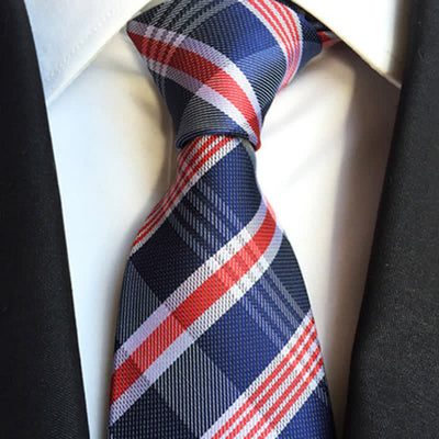Men's Modernity Business Plaid Necktie