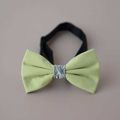 Men's Sweet Candy Color Two Tone Bow Tie