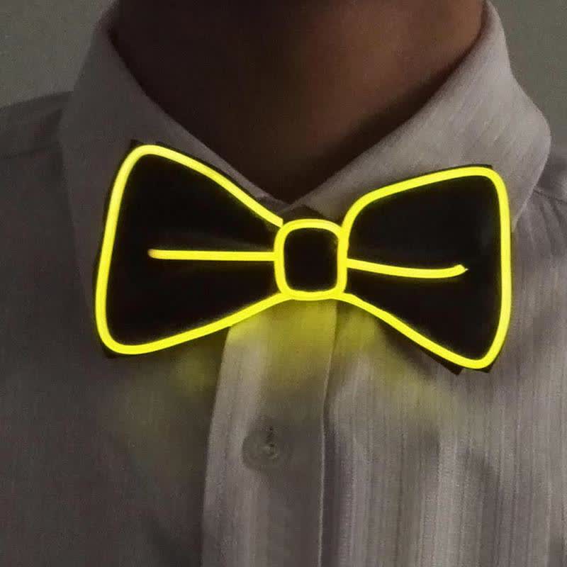 Men's LED Luminous Glowing Bow Tie