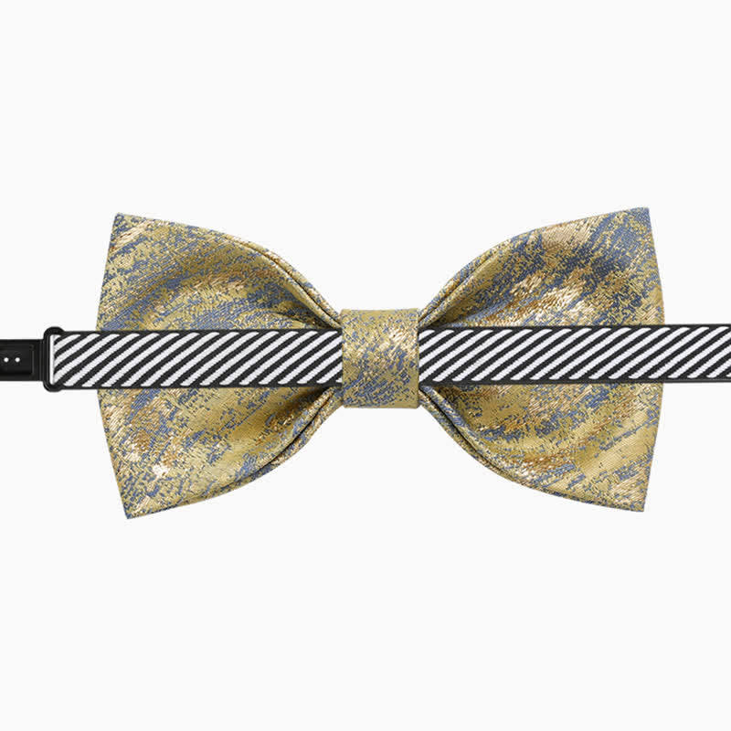 Men's Gold Glitter Tuxedo Classic Bow Tie
