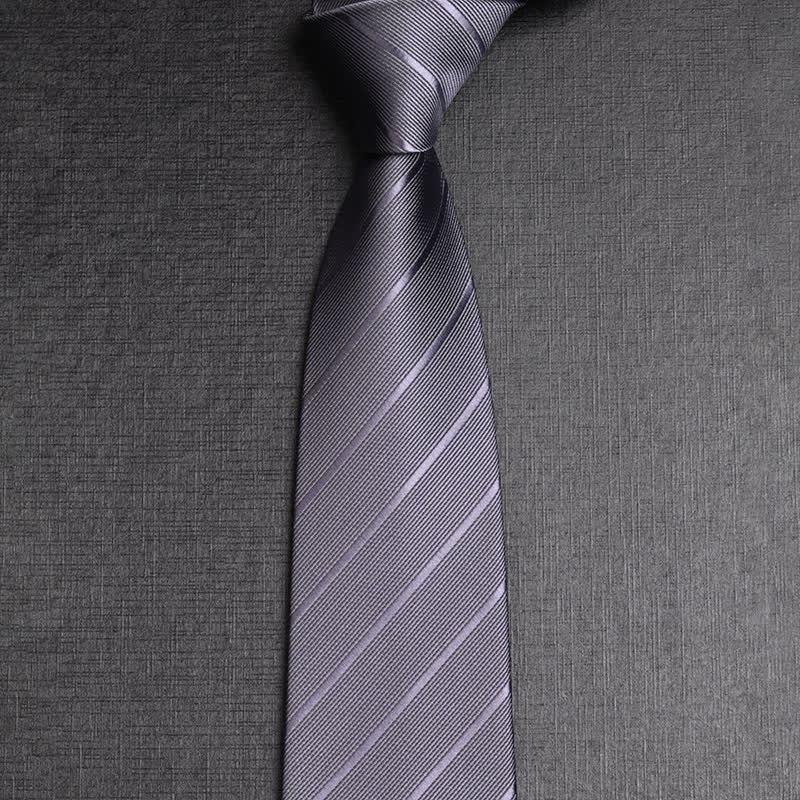 Men's Dark Colored Twill Business Necktie