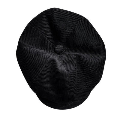 Outdoors Corduroy Octagonal Newsboy Beret Cap